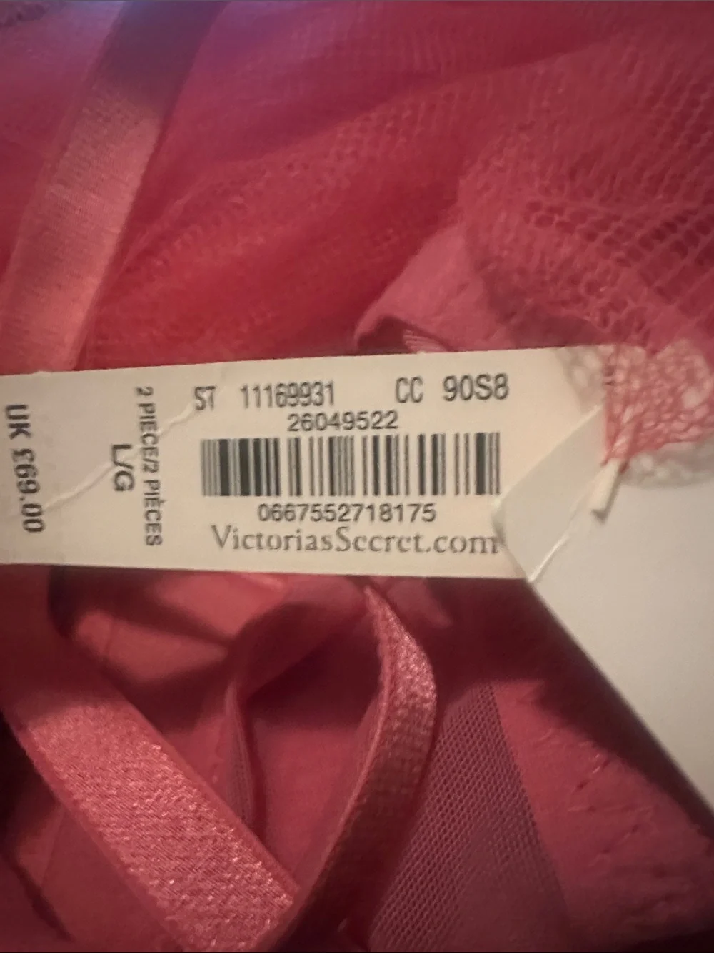 Victorias Secret lace underwire